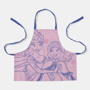Tablier Anna et Elsa   J'aime ma soeur