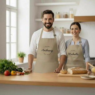 Tablier Année d'établissement personnalisée Nom Chef Perso