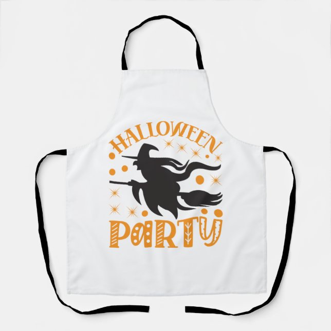 Tablier Anniversaire de la fête d'Halloween (Recto)