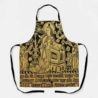 Tablier Annonciation en caoutchouc en laiton Tudor Mary An