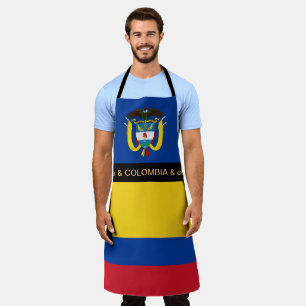 Tablier Appartement Drapeau Colombien, Colombie Cuisine Ch