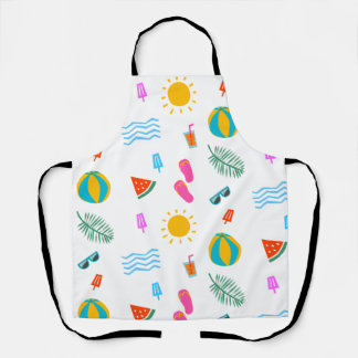 Tablier Appartement Motif de plage d'été