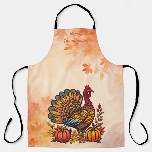 Tablier Appartement Thanksgiving traditionnel (Recto)