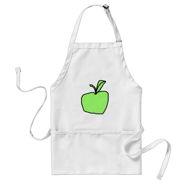 Tablier Apple vert (Devant)