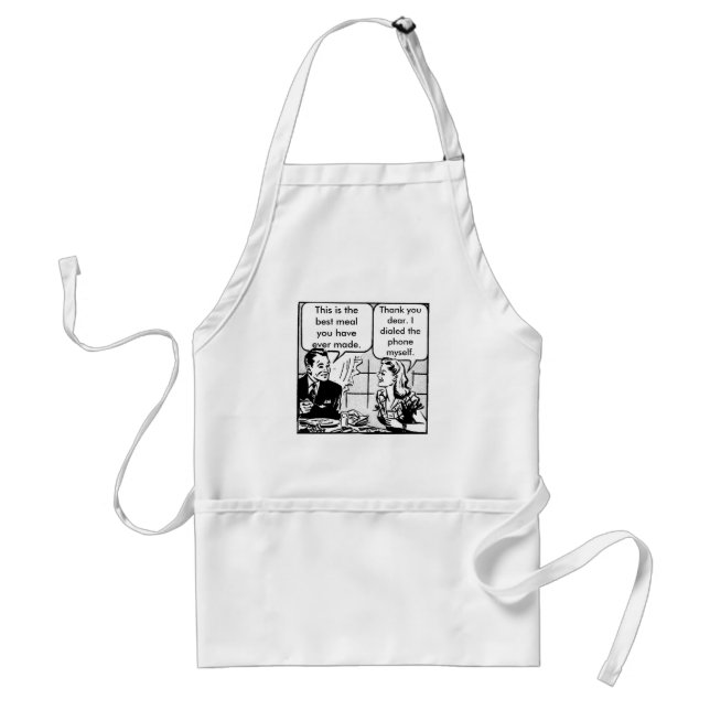 Tablier Apron à couple rétro des années 50 (Devant)