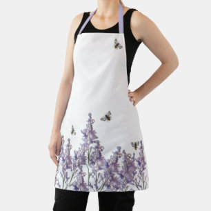 Tablier Apron à fleurs d'abeilles