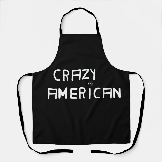 TABLIER APRON AMÉRICAIN CRAZY (Recto)