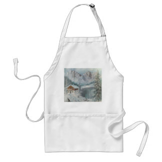 Tablier Apron Ann Hayes Peinture Rêve Bavarois de neige