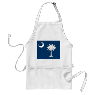 Tablier Apron avec drapeau de Caroline du Sud, États-Unis