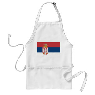 Tablier Apron avec Drapeau de Serbie