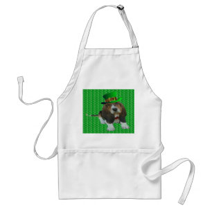 Tablier Apron Baby Basset Hound Happy Jour de la Saint Pat