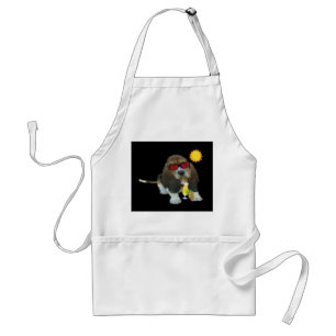 Tablier Apron Baby Basset Hound Heure d'été
