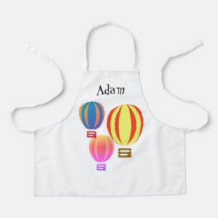 Tablier Apron - Ballons à air chaud avec nom