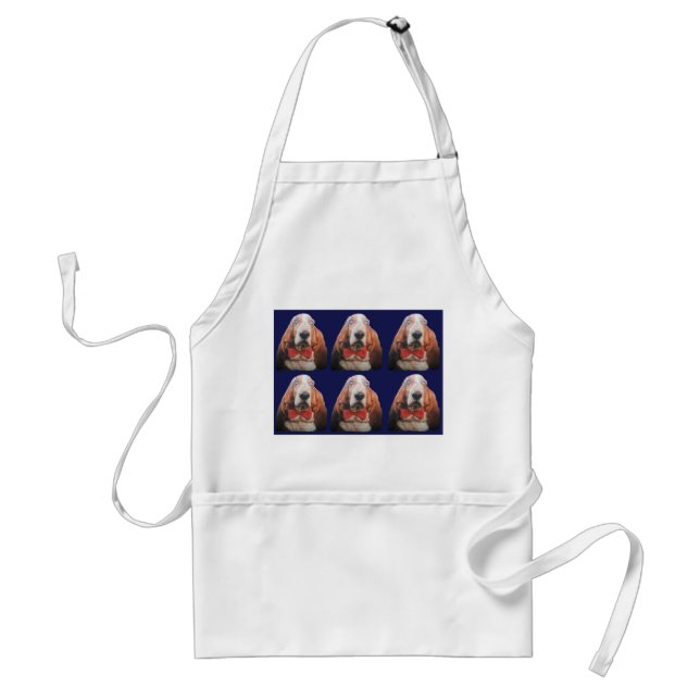 Tablier Apron Basset Hounds (Devant)