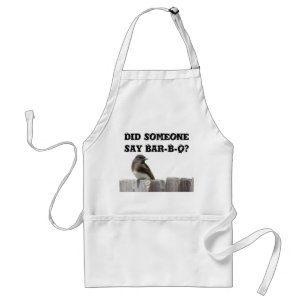 Tablier Apron - Bird on Fence v.2