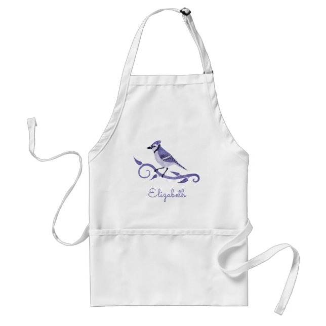 Tablier Apron bleu Jay (Devant)