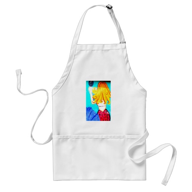 Tablier apron blonde mermaid (Devant)
