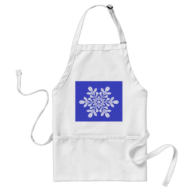 Tablier Apron Blue Neige Flake (Devant)