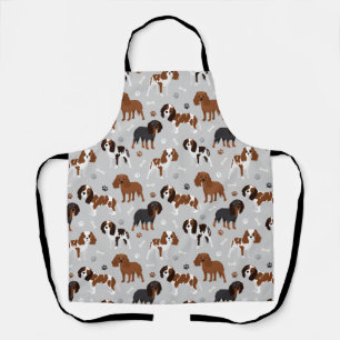 Tablier Apron Cavalier King Charles Spaniel Paws et Bones