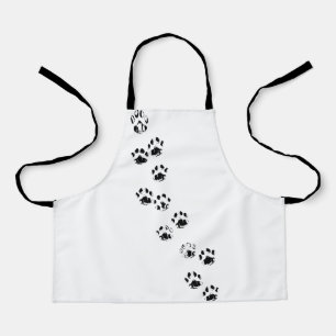 Tablier APRON - CHAT ou CHIEN EMPREINTES DE PATTES/PISTES