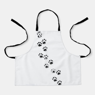 Tablier APRON - CHAT ou CHIEN EMPREINTES DE PATTES/PISTES