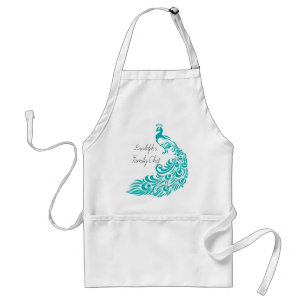 Tablier Apron_Chef de famille_Peacock_Nom_Modèle