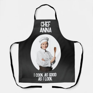 Tablier Apron Chef Photo Personnalisé