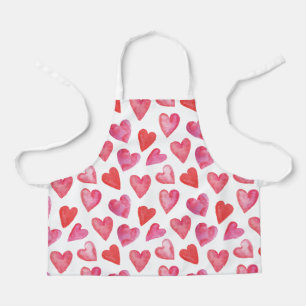 Tablier Apron Children (61 x 51 cm) - Hearts Pattern
