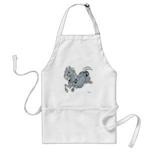 Tablier Apron Crazy Cartoon Horse