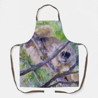 Tablier Apron 'Critical Muriqui Monkey Business'