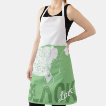 APRON D'AMOUR NOIR