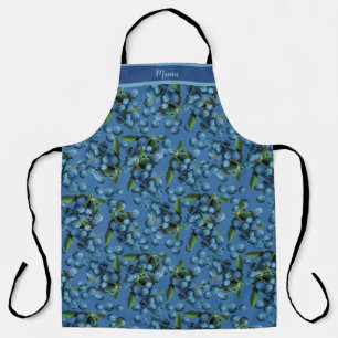 Tablier Apron de bleuets pluvieux