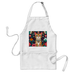Tablier Apron de chat Bejewned Crowned