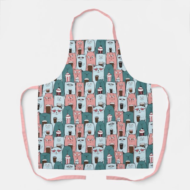 Tablier Apron de chats mignons (Recto)