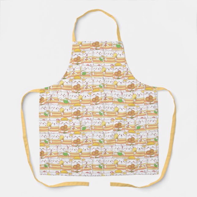 Tablier Apron de chats mignons (Recto)