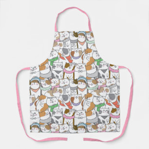 Tablier Apron de chats mignons