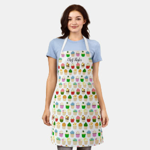 Tablier Apron de Cupcake personnalisé