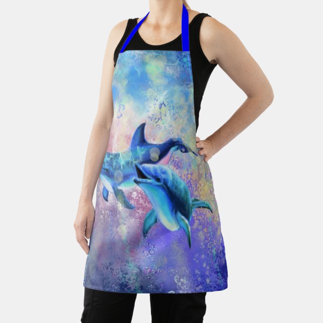 Tablier Apron de dauphin en couple (Insitu)