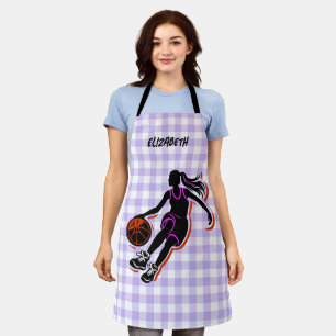 Tablier Apron de fille de basket-ball personnalisée