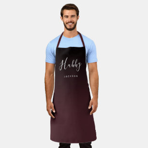 Tablier Apron de hubby personnalisé en Bourgogne