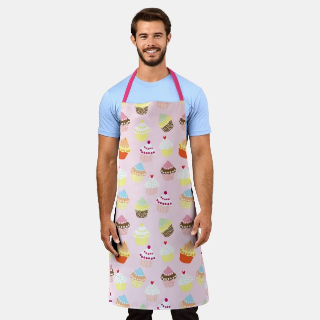 Tablier Apron de la fête de Cupcake (Porté)