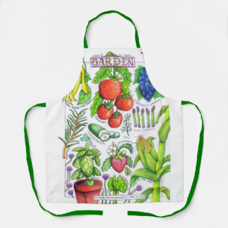 Tablier Apron de légumes du jardin