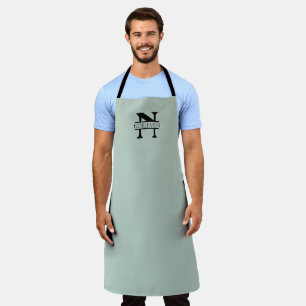 Tablier Apron de monogramme personnalisé vert