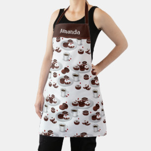 Tablier Apron de nom personnalisé Donut Baker