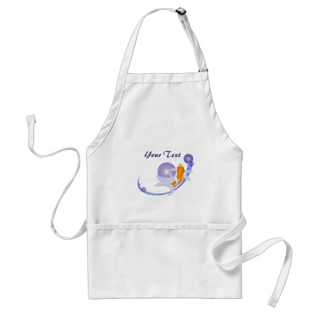 Tablier Apron de poisson rouge (Devant)
