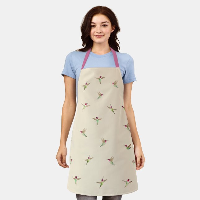 Tablier Apron des colibris d'Anna (Porté)