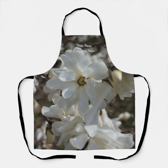 Tablier Apron des fleurs de la star Magnolia (Recto)