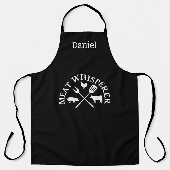 Tablier Apron des Mens Whisperer de viande (Recto)