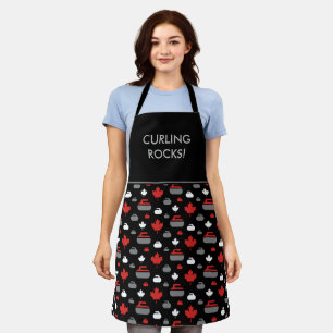 Tablier Apron des rochers de curling du Canada