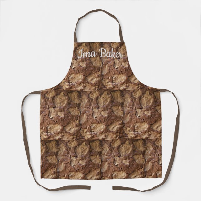 TABLIER APRON D'IMPRESSION BROWNIE-COOKIE (Recto)